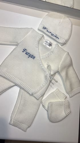 Customer photo review of Ensemble en maille Personnalisé