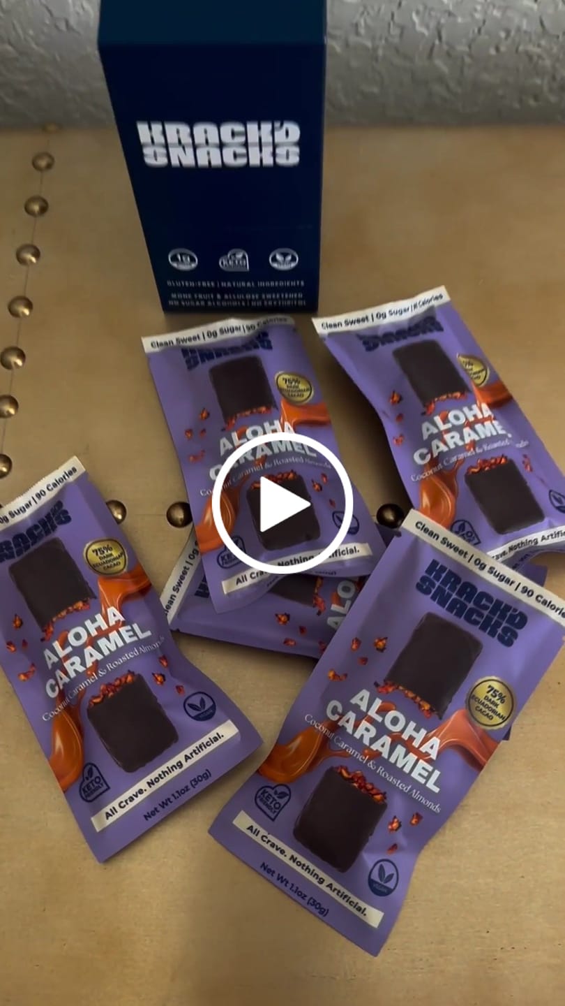 Customer video review of Dark Chocolate Aloha Caramel  (Keto | Vegan) (Pack of 5)