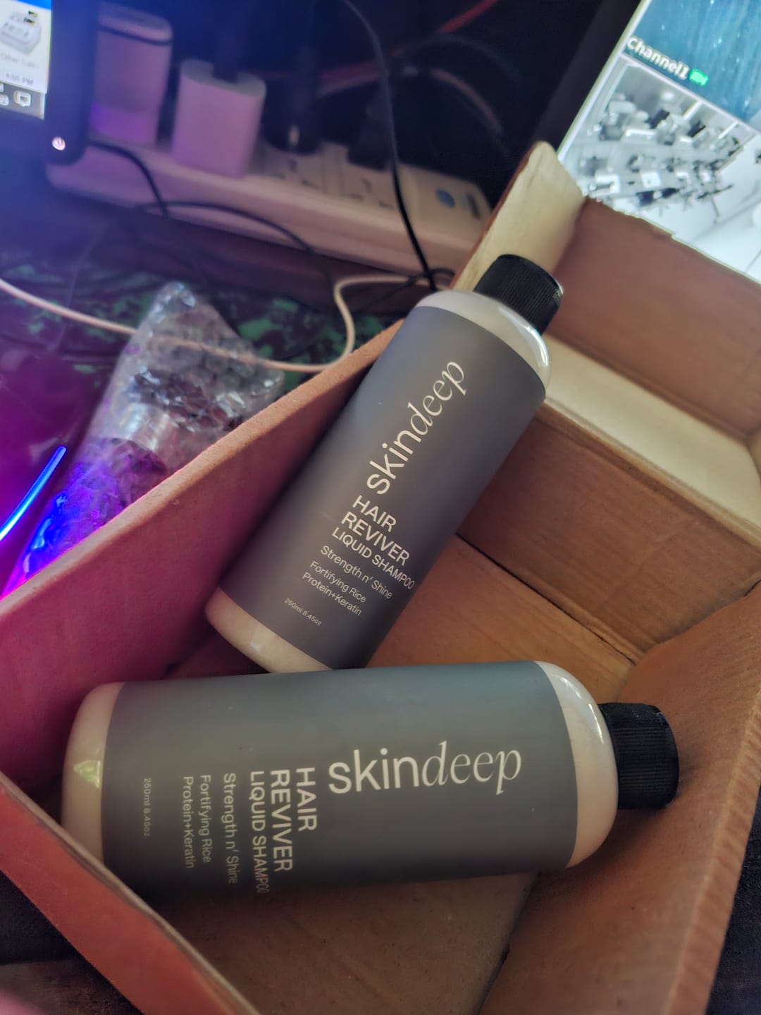 Customer photo review of HAIR REVIVER - Rice Protein Liquid Shampoo