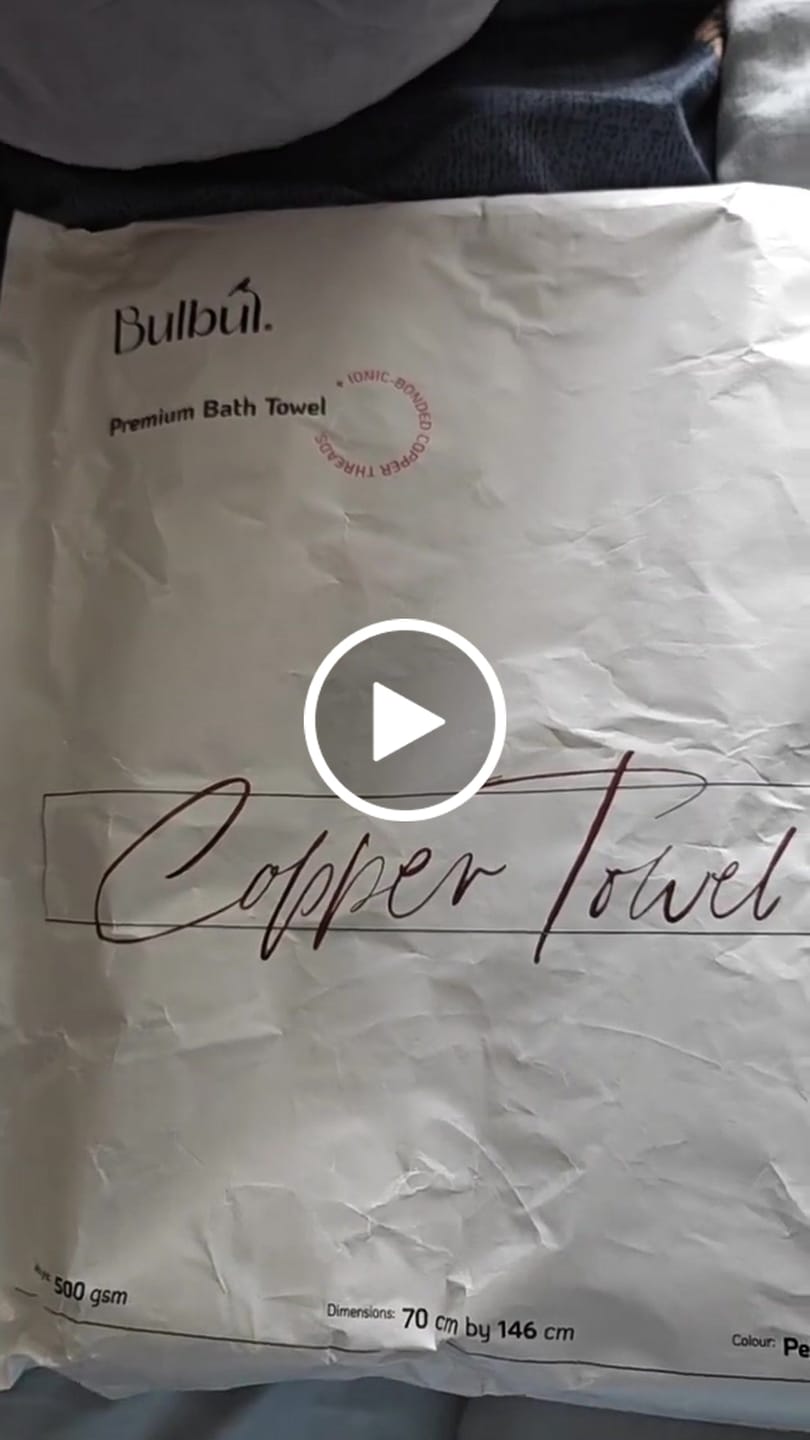 Customer video review of Premium Copper Hand Towel | Antibacterial
