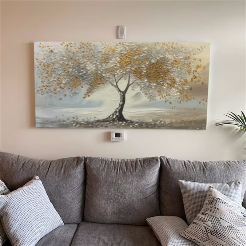 Customer photo review of Tree Abstract Textured Wall Art #TP042