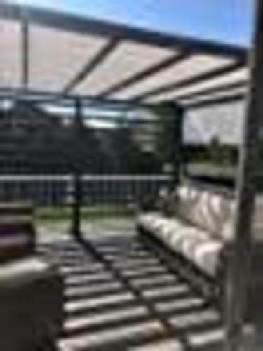 Customer photo review of OETA Steel Pergola - 304cm x 372cm