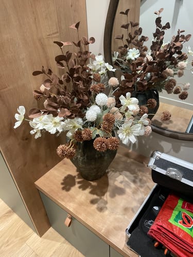 Customer photo review of Fleurs de Kiku - Mélange Crème (10 tiges/ 50 pompons)