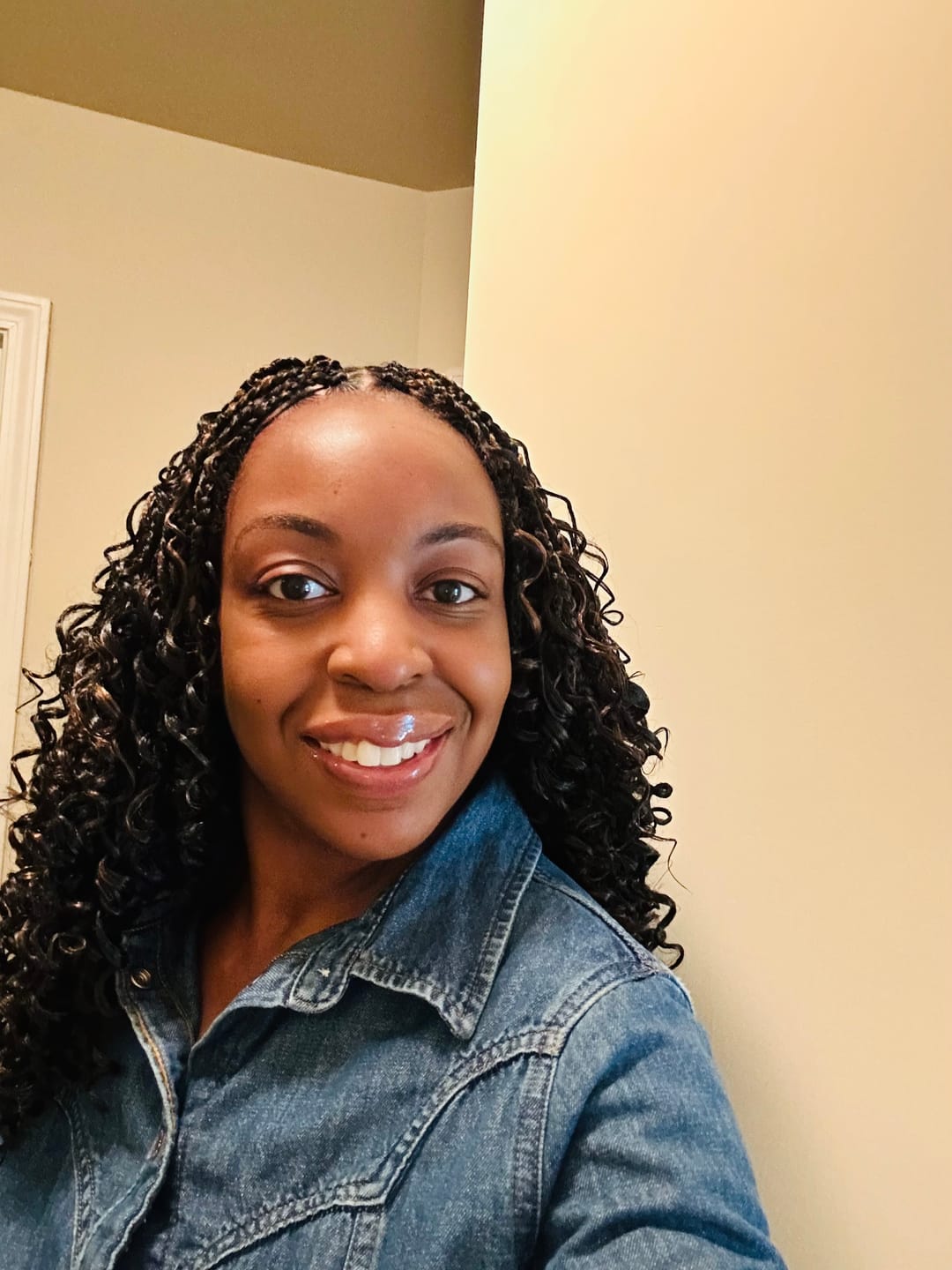 Customer photo review of Zury Sis Loop Crochet Braid 100 Strands One Pack - V11 BOHO CURLY 12/13/14"