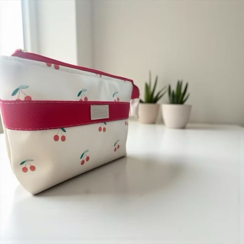 Customer photo review of SINTETICO CEREJINHA EM SEVILLE BRANCO POR PLÁSTICOS IVONE