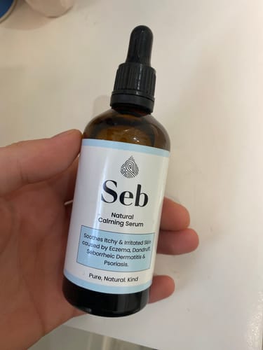 Customer photo review of Seb Natural Calming Serum