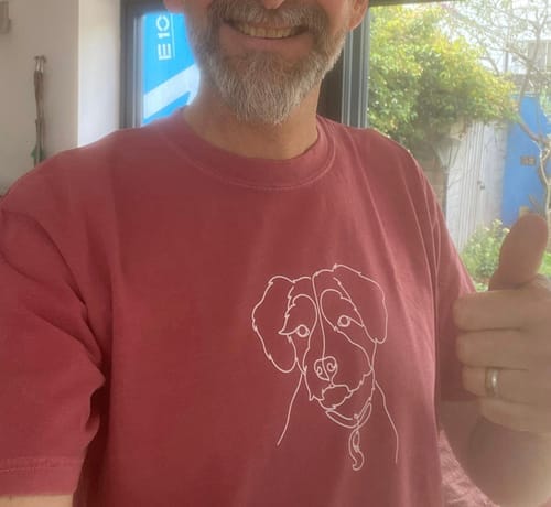 Customer photo review of Custom T-shirt