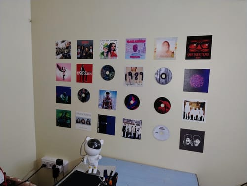 Customer photo review of PLAYLIST - ALBUM COVER PRINTS - CUSTOM WALL COLLAGE POSTERS