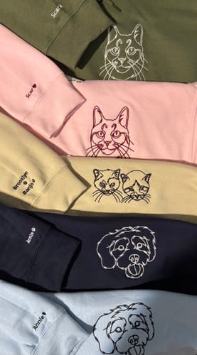 Customer photo review of Custom Embroidered Hoodie