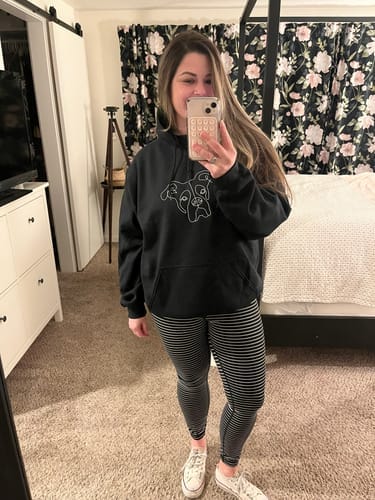 Customer photo review of Custom Embroidered Hoodie