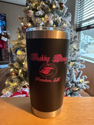 Customer photo review of (6 Pieces) Full Color UV Printed Tumbler | 20 oz