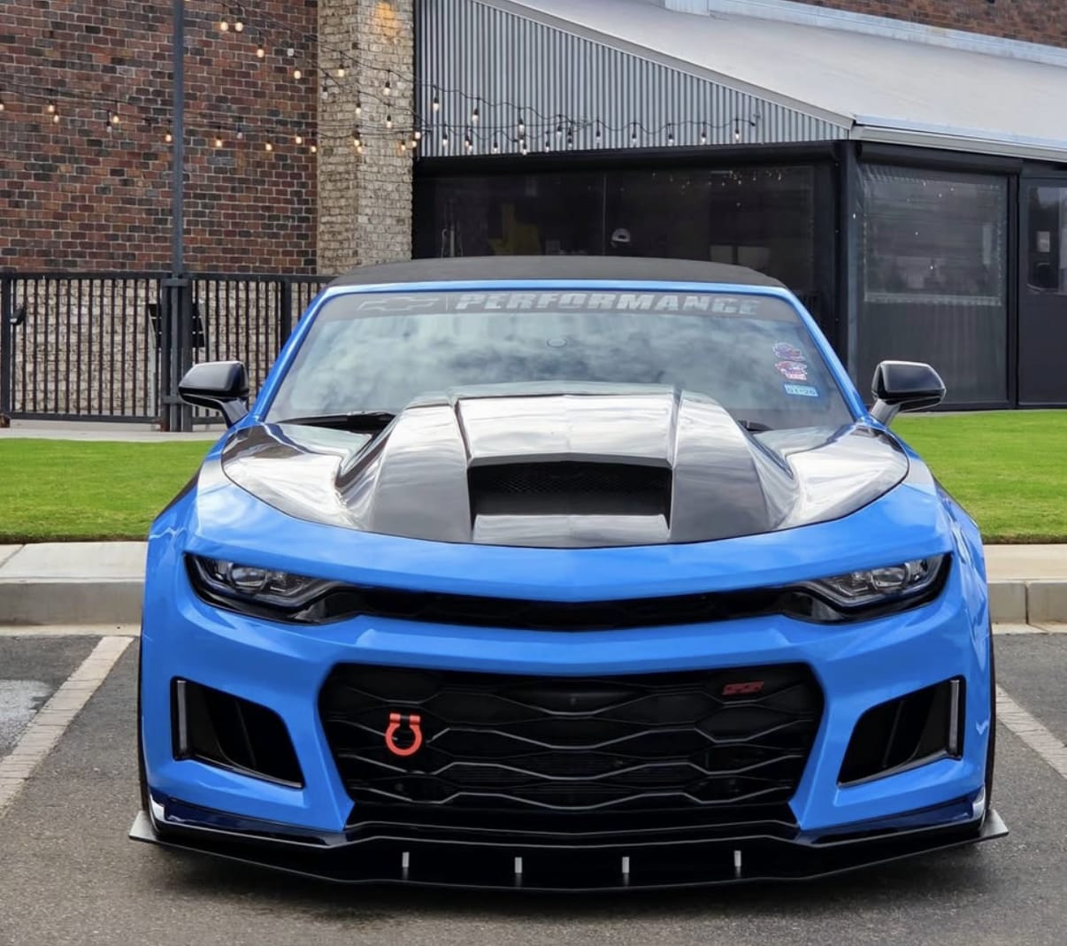 Customer photo review of 2019-2025 Chevy Camaro ZL1 Front Bumper Conversion 9pcs Full Kit for RS Headlights
