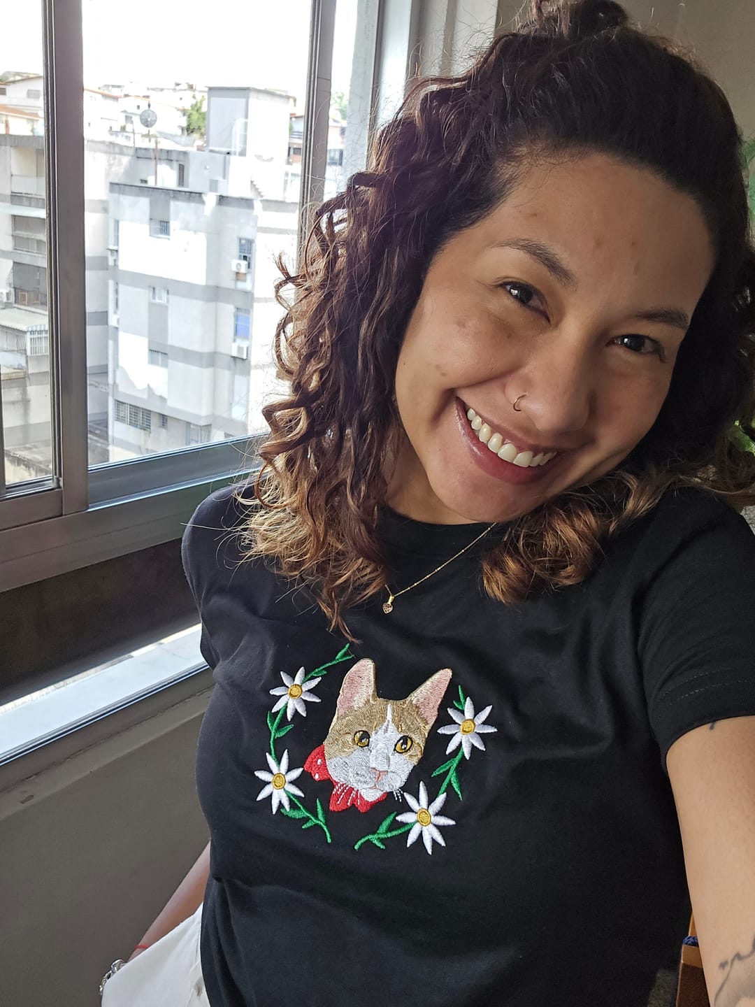 Customer photo review of 🐾 Bordado hiper-realista 🧵