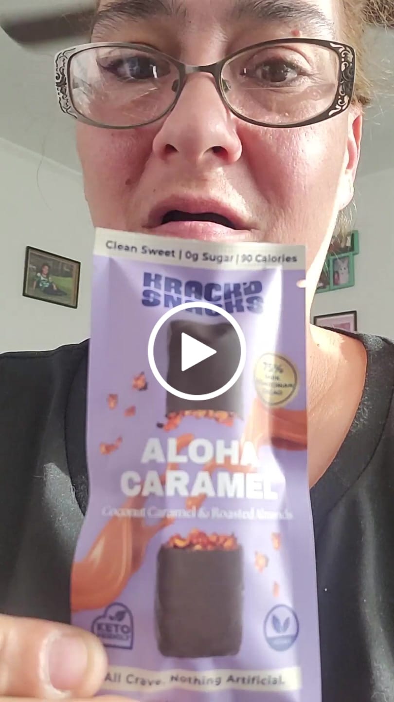 Customer video review of Dark Chocolate Aloha Caramel  (Keto | Vegan) (Pack of 5)