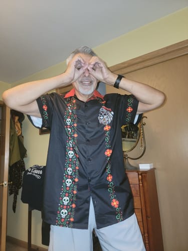 Customer photo review of El Sancho Clause Guayabera