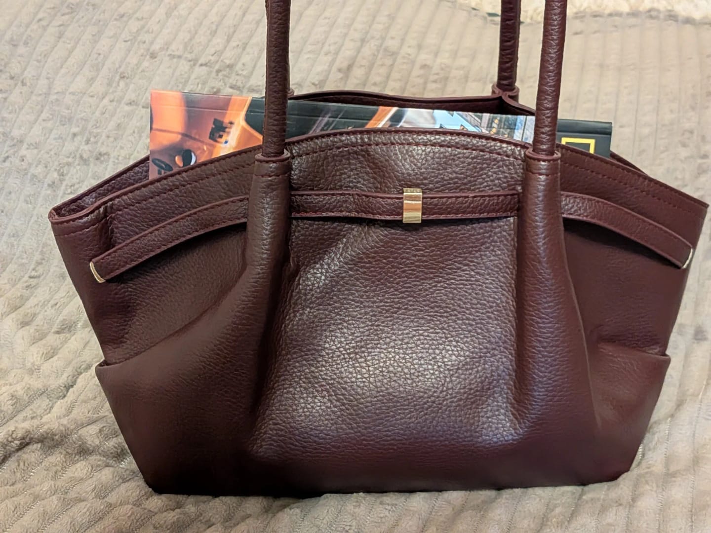 Customer photo review of Sandy Shoulder Tote Bag