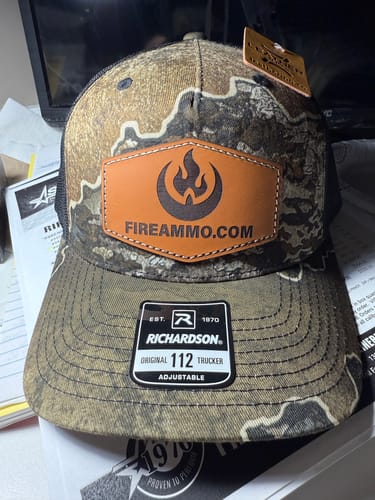 Customer photo review of Premium Custom Leather Patch Hats (Wholesale)