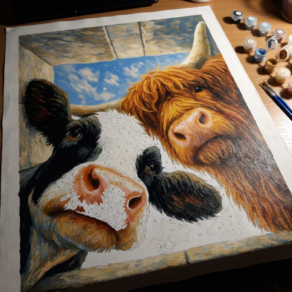Customer photo review of Highland and Holstein