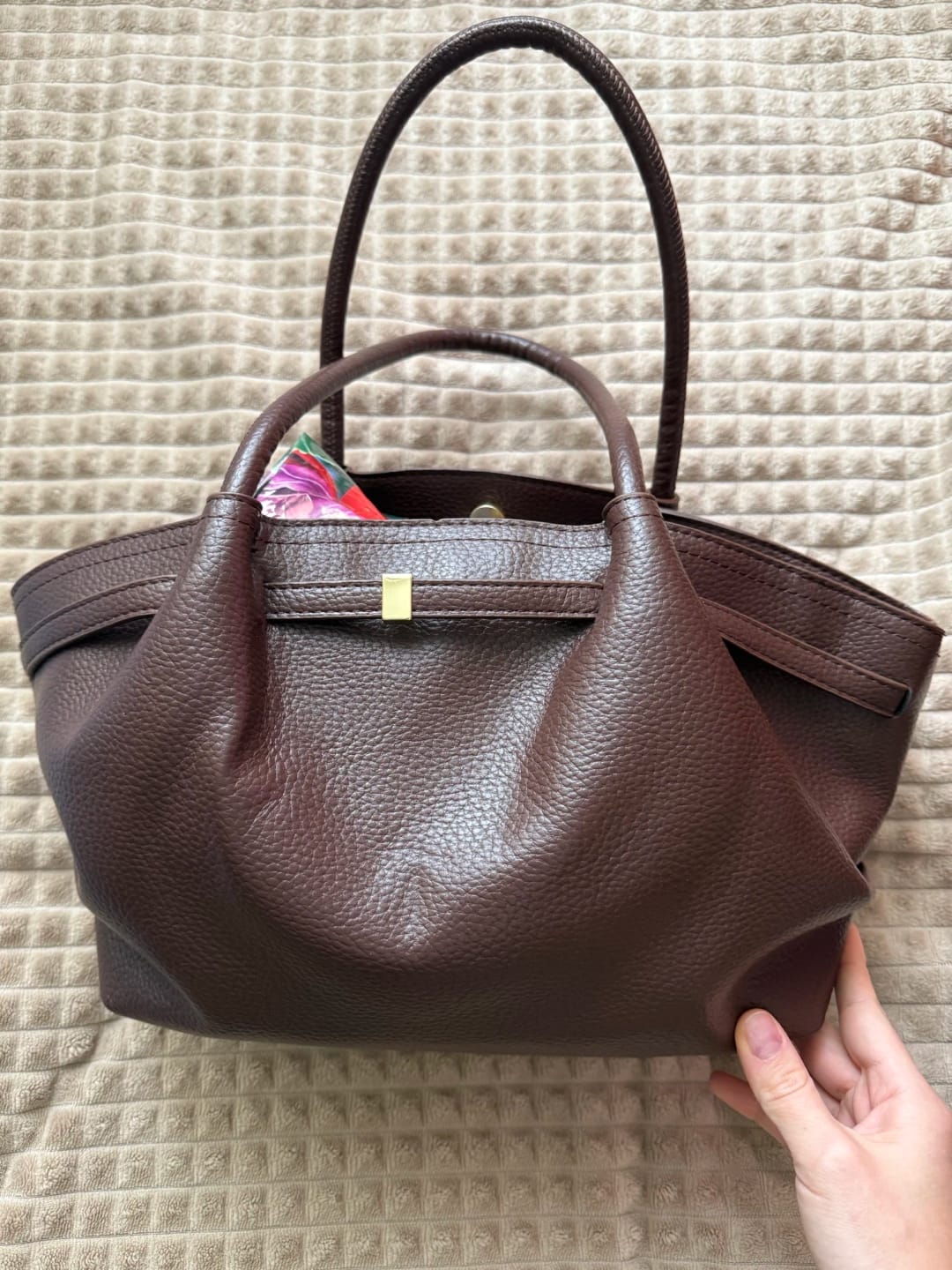 Customer photo review of Sandy Shoulder Tote Bag