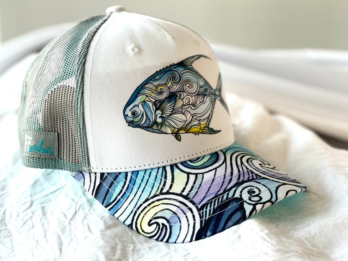 Customer photo review of Permit Paradise Trucker Hat