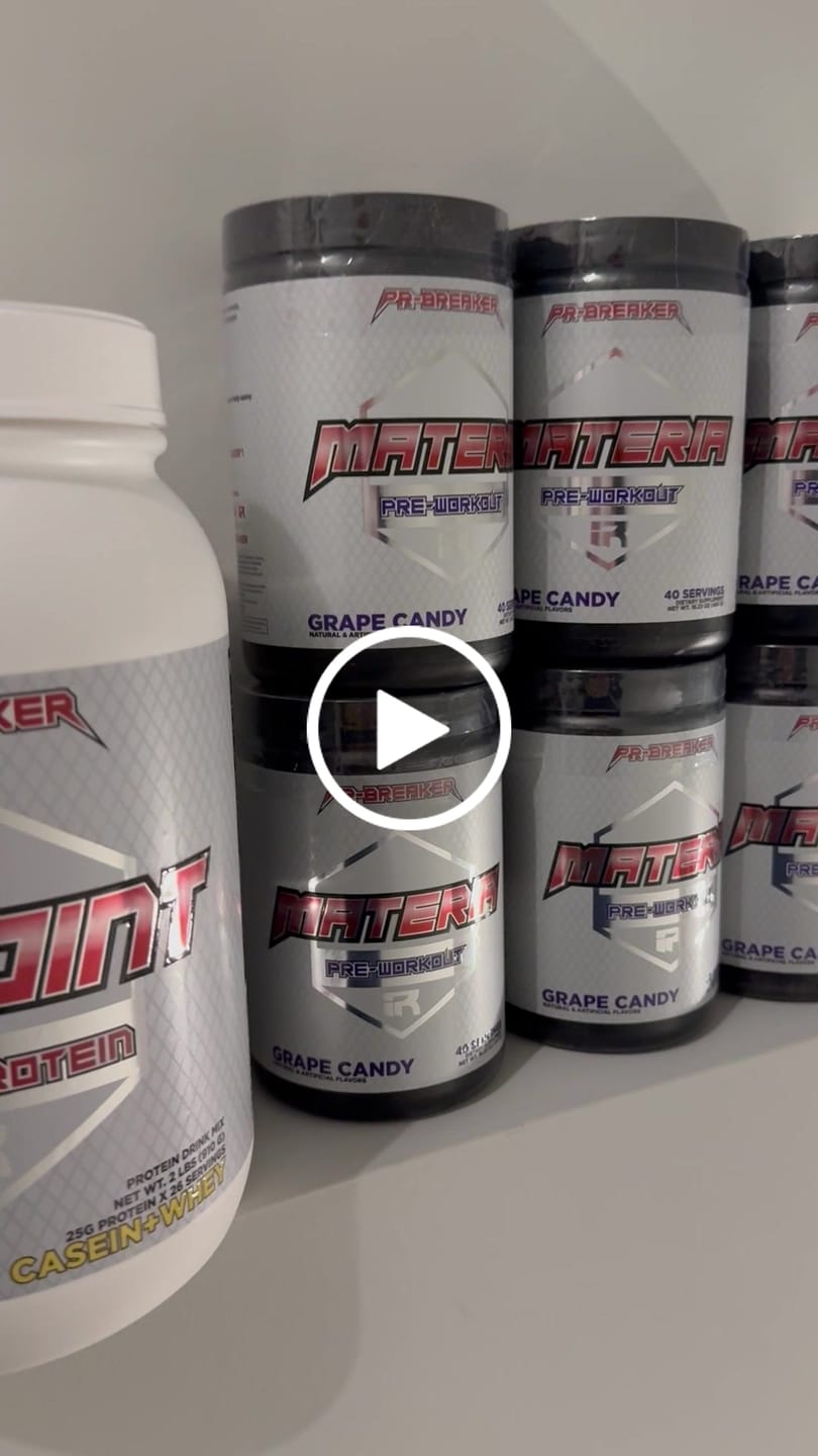 Customer video review of MATERIA PRE-WORKOUT (Pink Lemonade NOW AVAILABLE!!!)