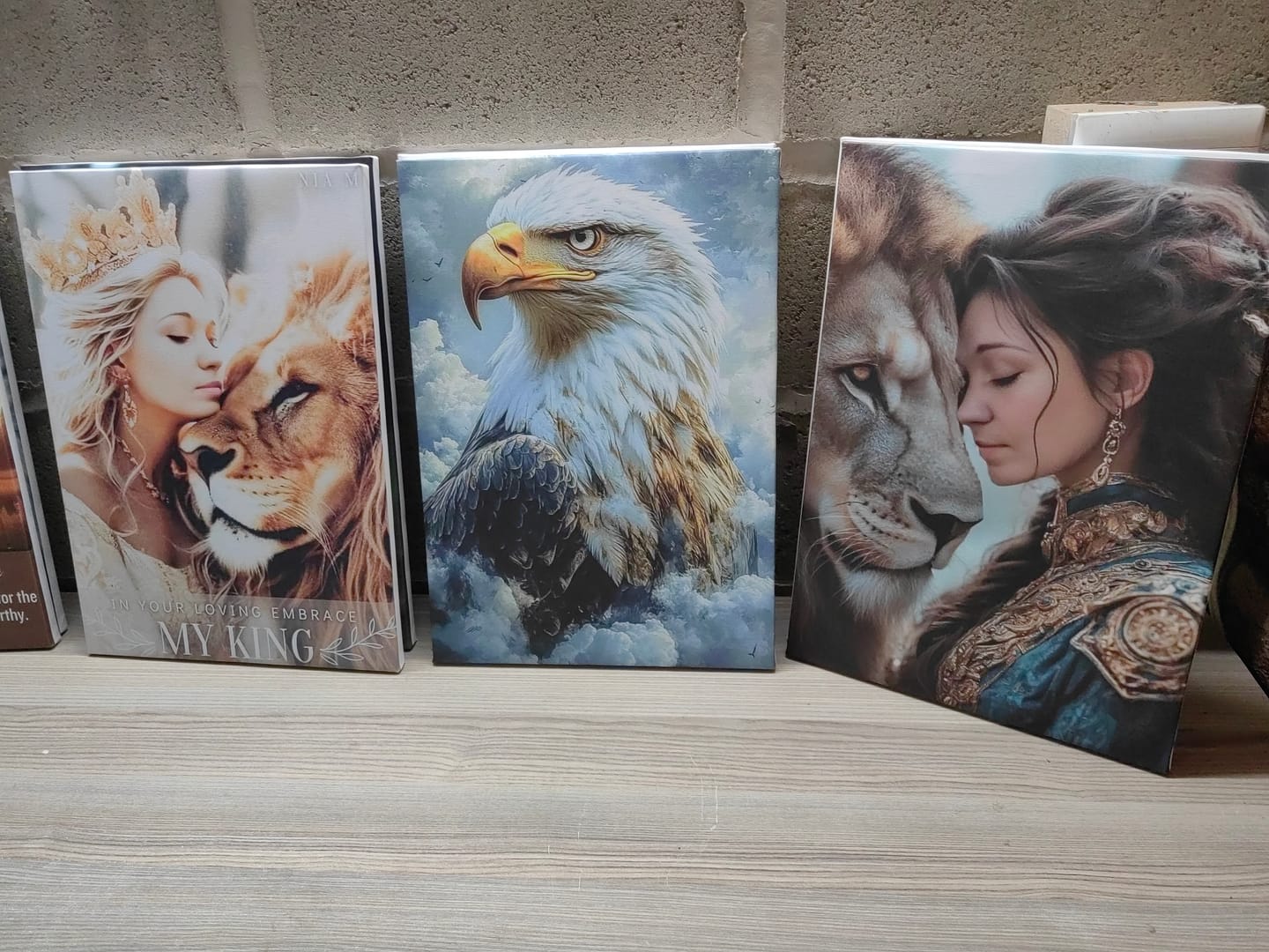 Customer photo review of 4 x A3 Canvas Combo