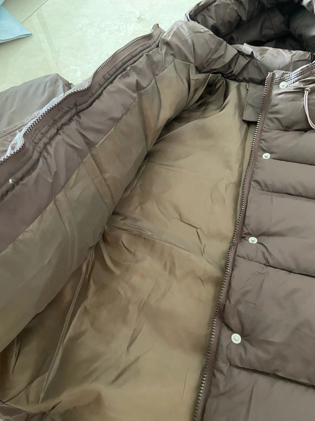 Customer photo review of Alina Hooded Puffer Jacket
