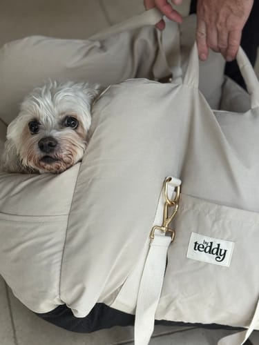 Customer photo review of Marshmallow | The Puffer Car Seat