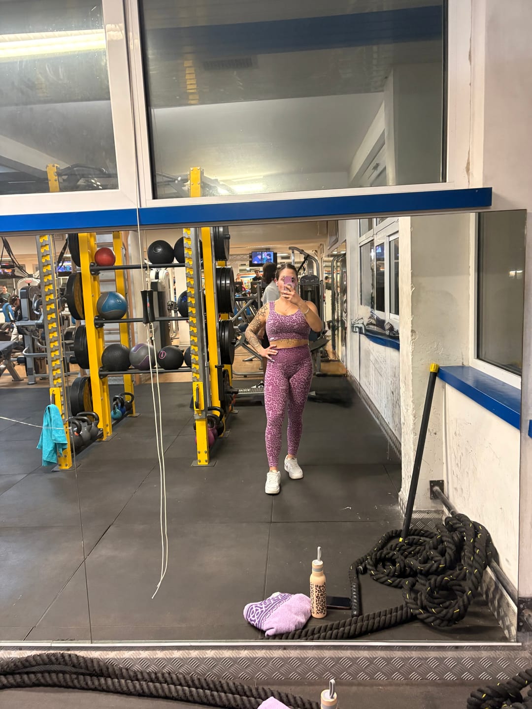 Customer photo review of Leggings Push Up Wild Essence BambùFIR Dark Purple