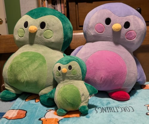 Customer photo review of Green Mini Plushie: Small but Mighty in Care