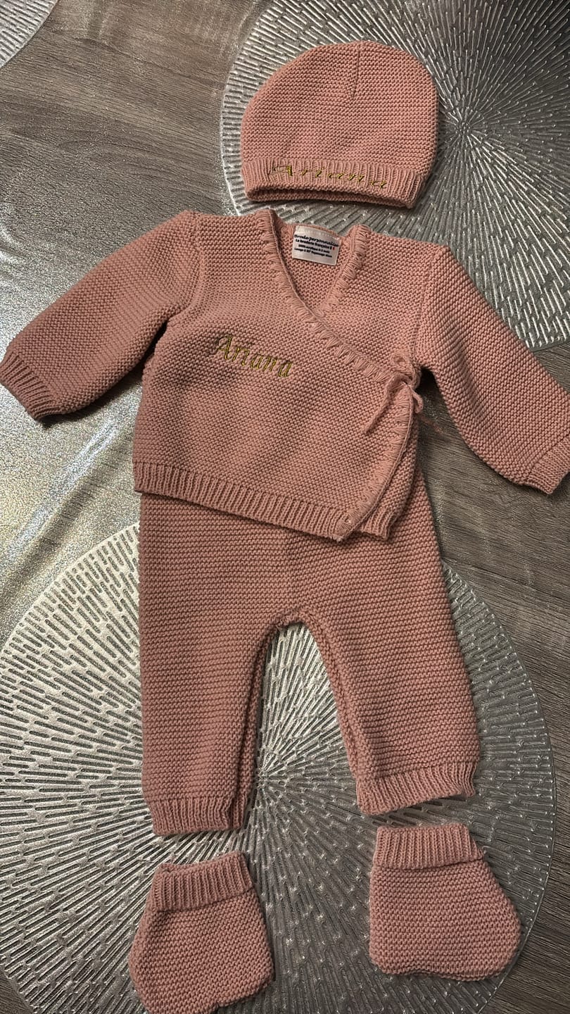 Customer photo review of Ensemble en maille Personnalisé