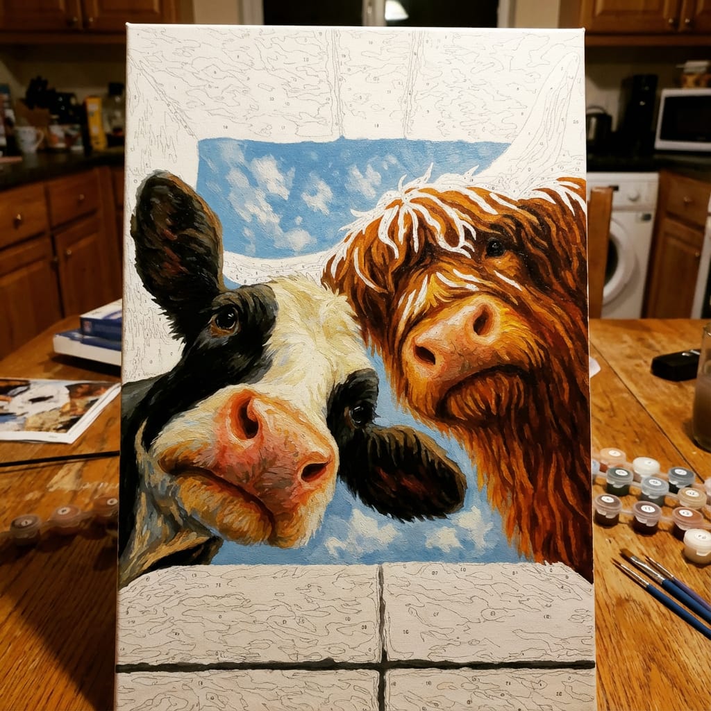 Customer photo review of Highland and Holstein