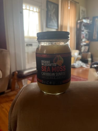 Customer photo review of Caribbean Sunrise Sea Moss Gel