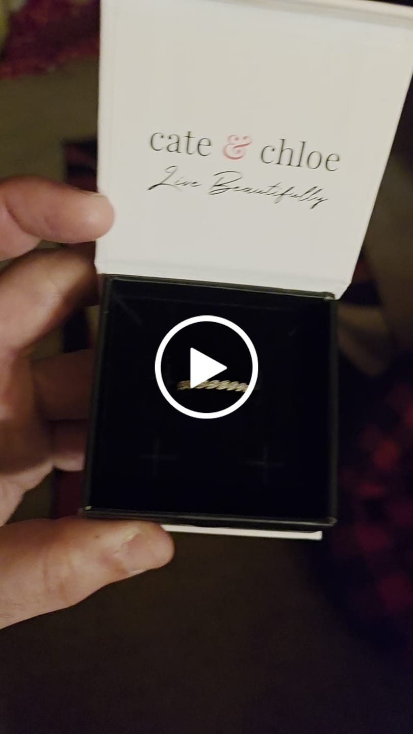 Customer video review of Tori 18k White Gold Plated Ring with Round Cut Swarovski Crystals