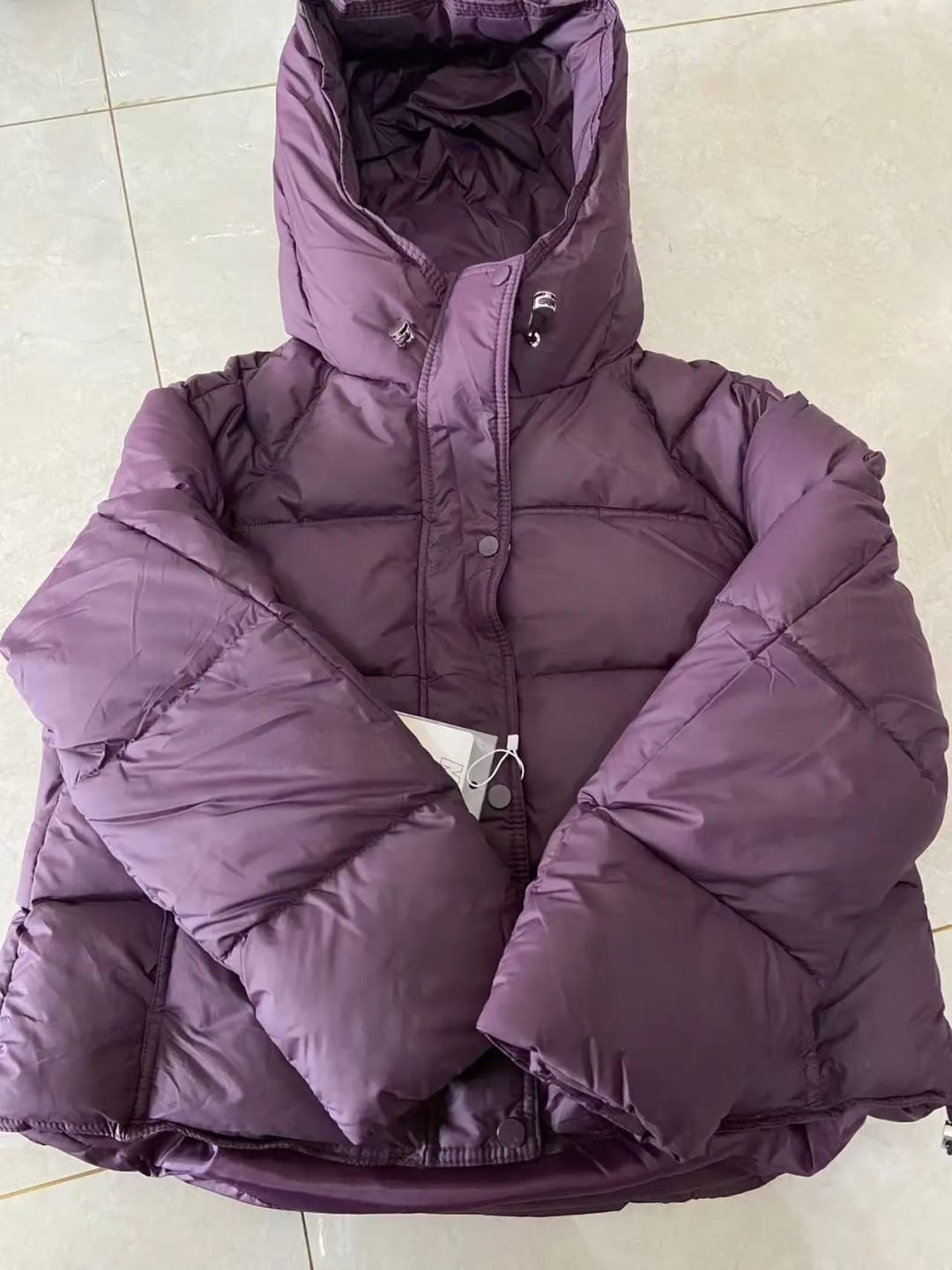 Customer photo review of Alina Hooded Puffer Jacket