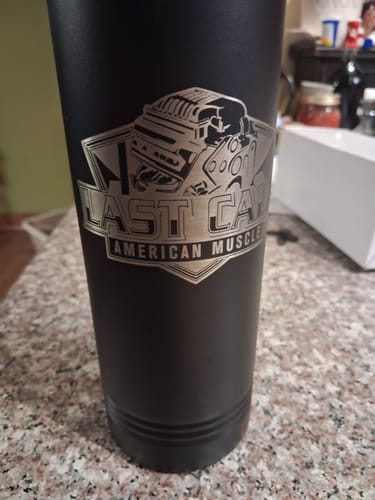 Customer photo review of (6 Pieces) Laser Engraved Skinny Tumbler | 22 oz