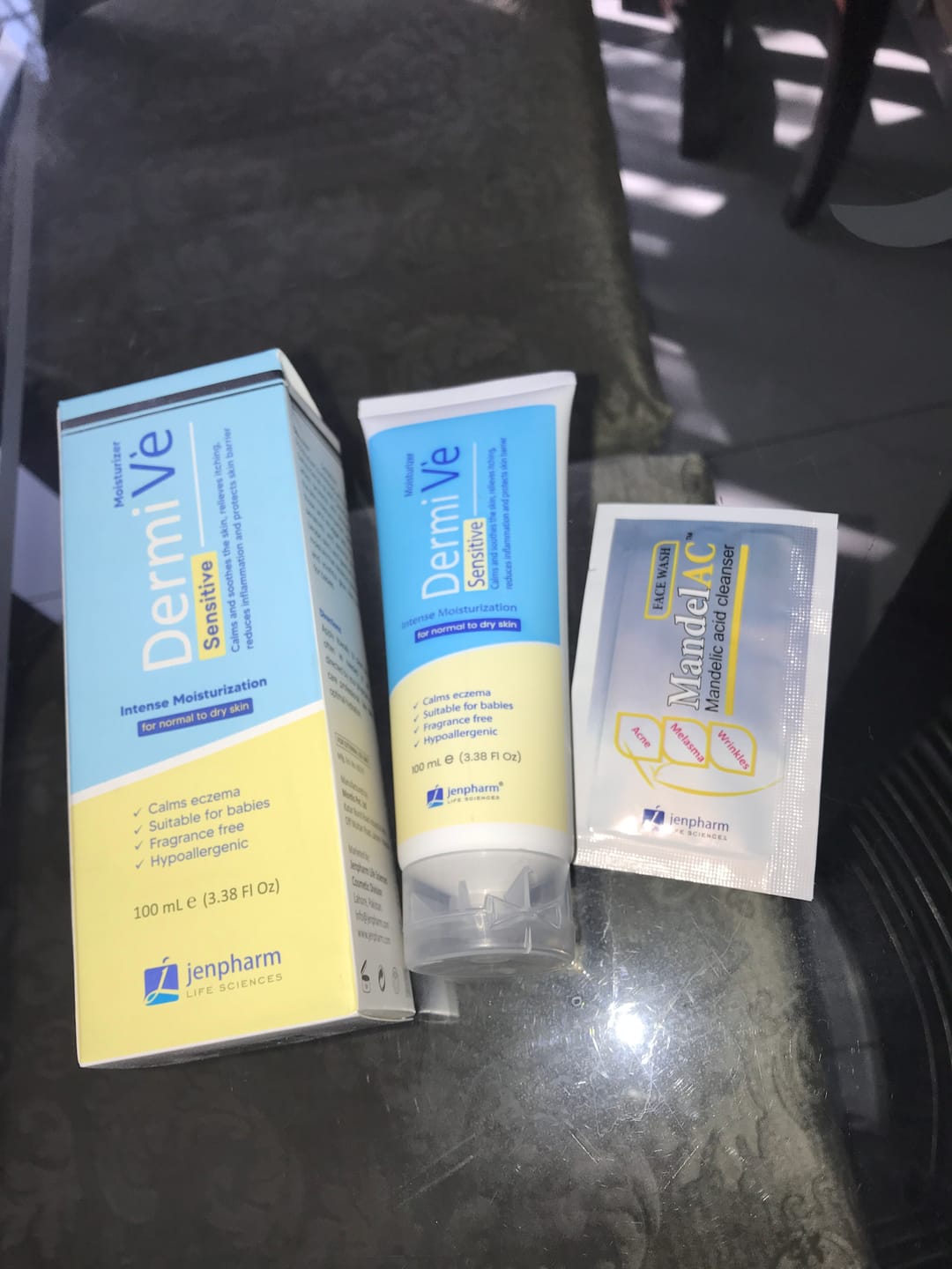 Customer photo review of Dermive Sensitive Moisturizer