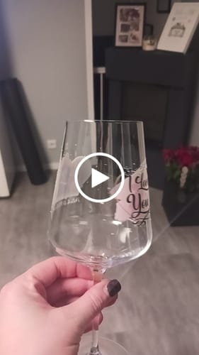 Kundenbewertung mit Video zu Leonardo Puccini Weinglas mit UV Druck - Beste Freundin Konfiguration