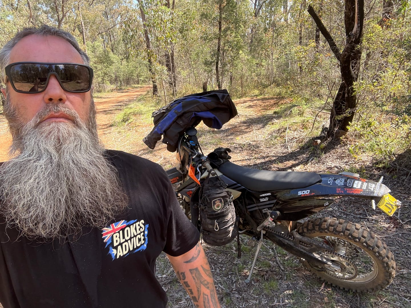 Customer photo review of Stand Up Tee - Black