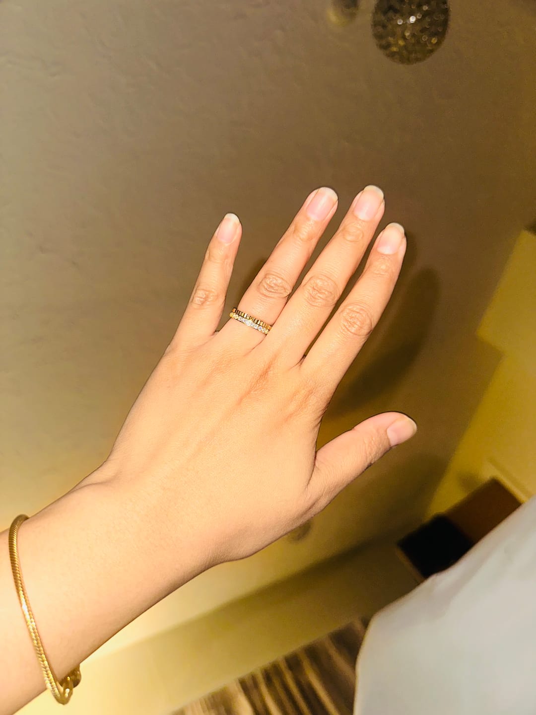 Customer photo review of Eternity Band Ring