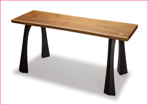 Customer photo review of Bench Legs 116 Nura 16.2" H Minimalist Modern Style