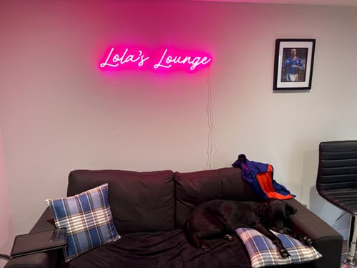 Customer photo review of Custom Neon: Lola’s Lounge