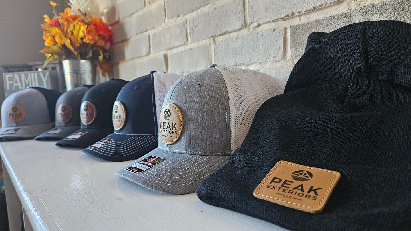 Customer photo review of Richardson 112 Flexfit Snapback Custom Leather Patch Hat