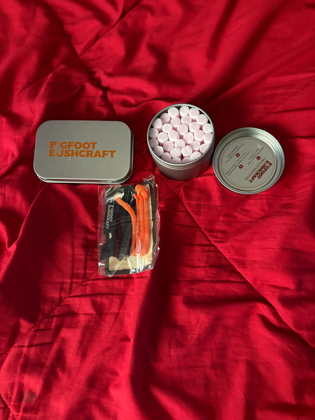 Customer photo review of Mini Survival Fire Starter Kit [EARLY BLACK FRIDAY SALE]
