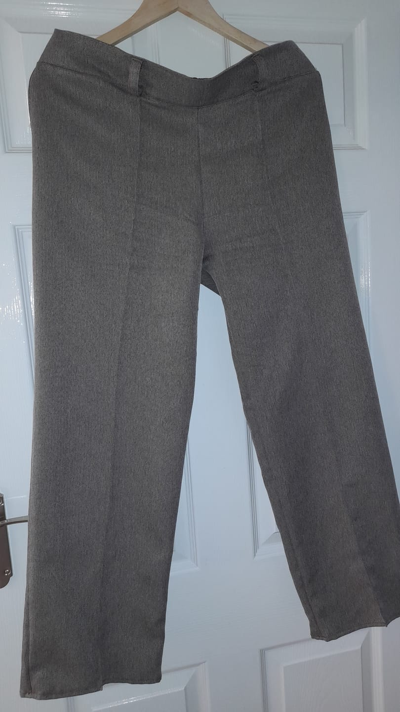 Customer photo review of Muted Herringbone Suiting Fabric