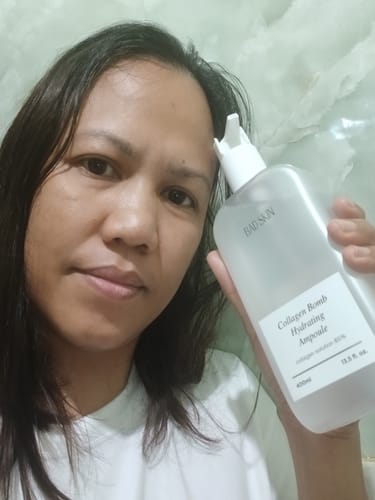 Customer photo review of Bad Skin™ Korean Collagen Bomb Hydrating Ampoule