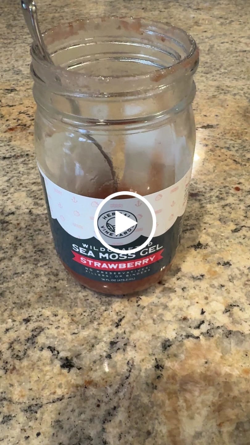 Customer video review of EXCLUSIVE STRAWBERRY SEA MOSS GEL