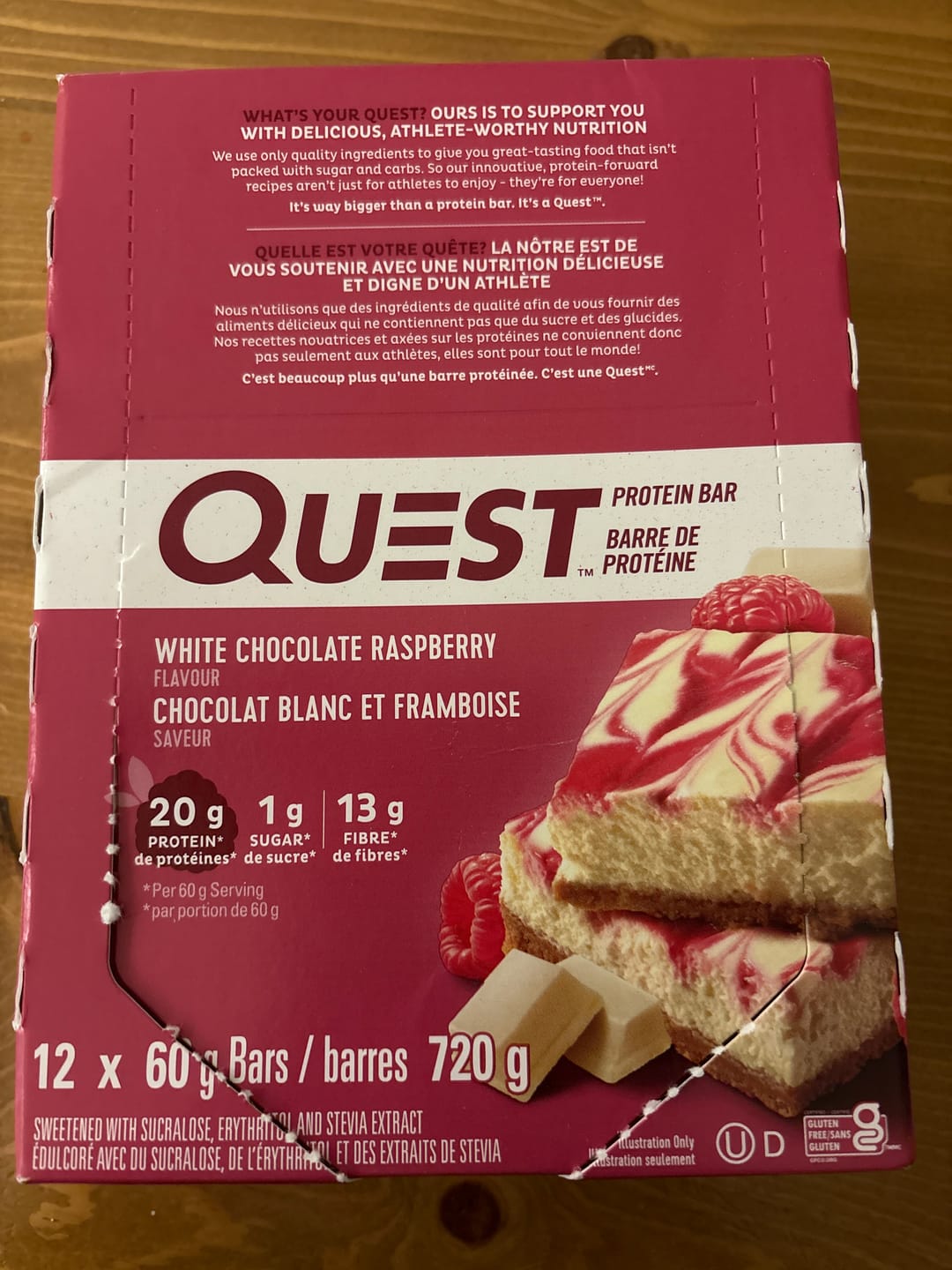 Customer photo review of Quest - Barre de protéine 60g
