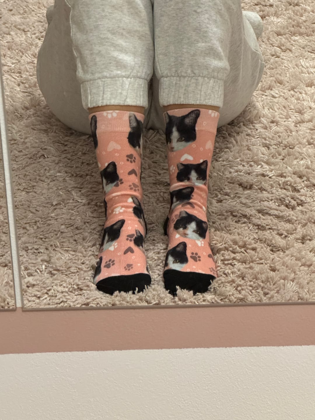 Customer photo review of Dein Foto - Individuelle Socken