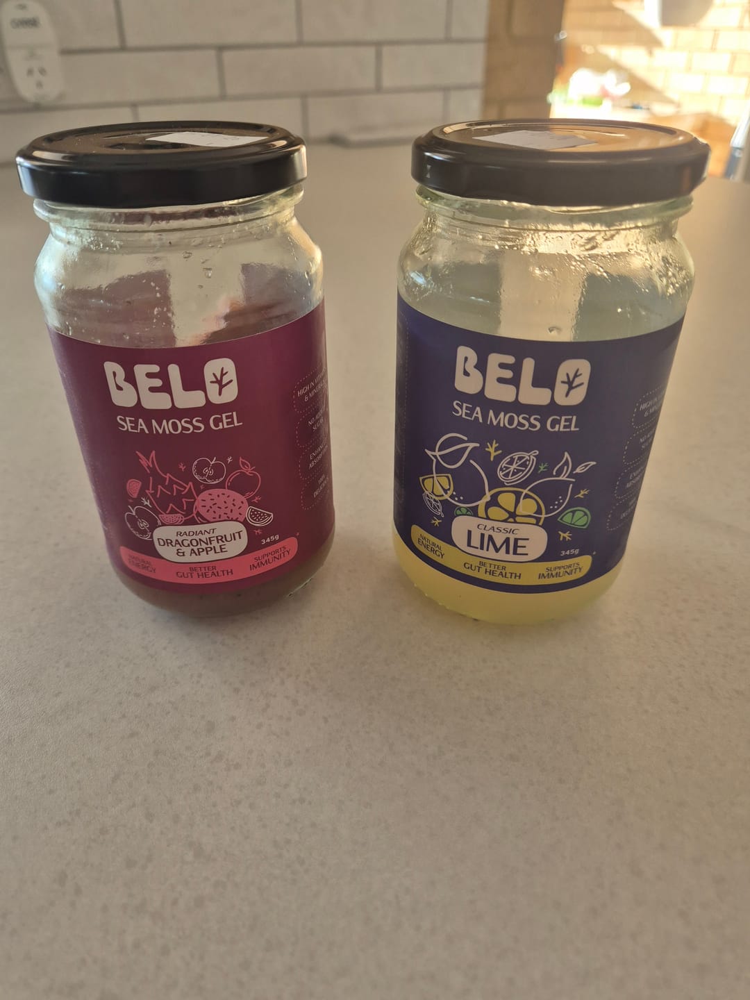 Customer photo review of Belo Sea Moss Gel - Dragonfruit & Pomegranate